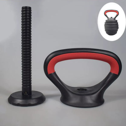 Kettlebell Handle Fitness Adjustable Metal Kettlebell Handle for Women Men Weight Plates Arm Strength Workout Kettle Bell Grip