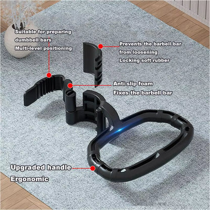 Kettlebell Grip Portable Attachment for Strength Training Converts Your Dumbbells into Kettlebells Fitness Tool for Home and Gym